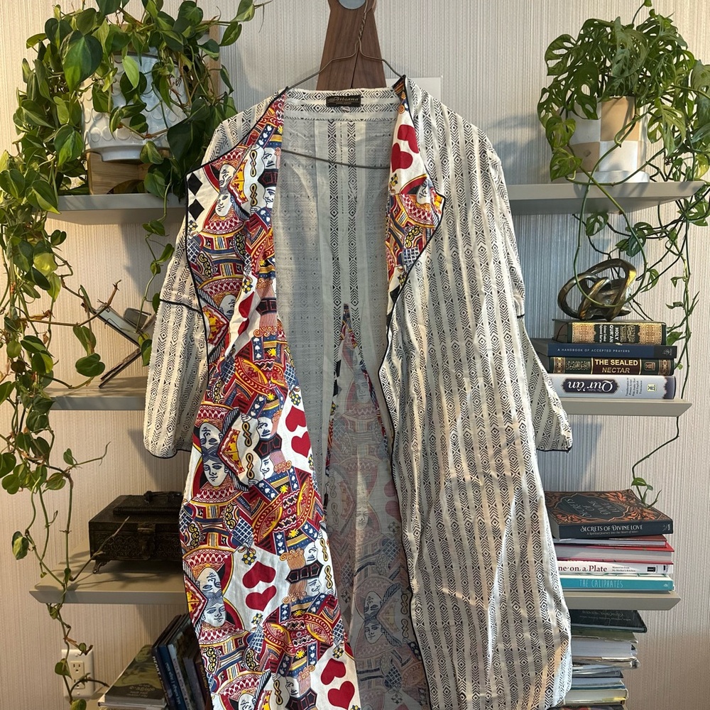 Reversible Patterned Kimono - image 2